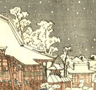 Keisai Eisen, Japanese Art Print : Snow Scene
