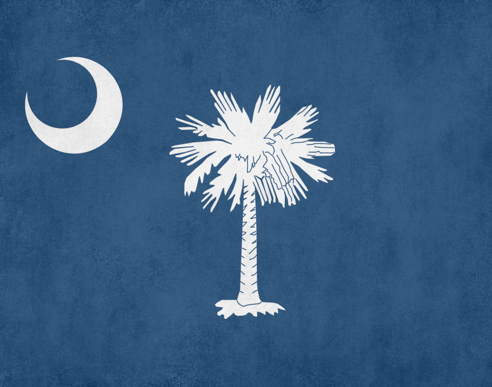South Carolina State Flag Print