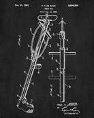 Spear Gun Patent Print Scuba Diving Blueprint Sports Poster