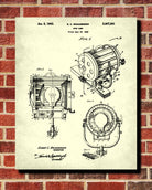 Spotlight Patent Print Spot Lamp Blueprint Theatre Poster - OnTrendAndFab