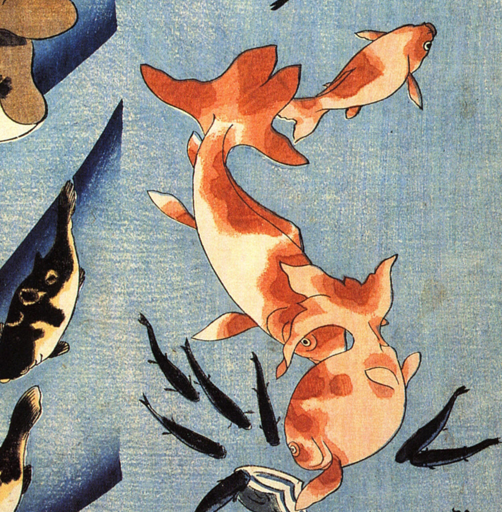 Utagawa Kuniyoshi, Japanese Fine Art Print, Stingrays