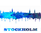 Stockholm City Skyline Print Wall Art Poster Sweden - OnTrendAndFab