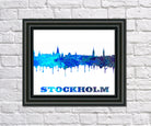 Stockholm City Skyline Print Wall Art Poster Sweden - OnTrendAndFab