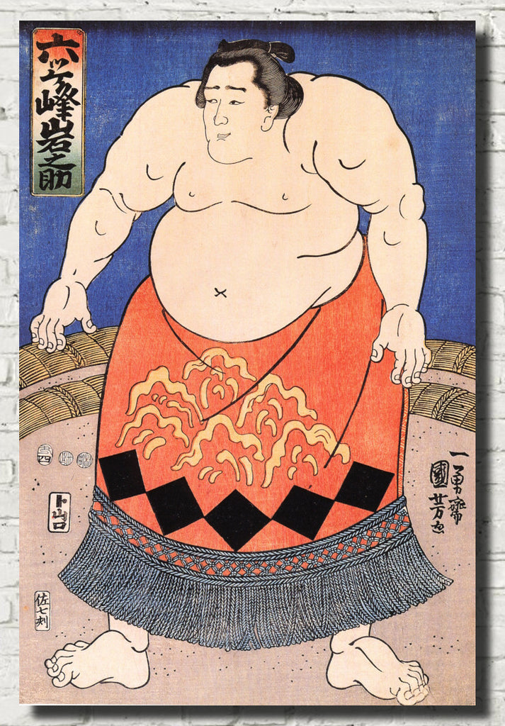 Utagawa Kuniyoshi, Japanese Fine Art Print, Sumo Wrestler