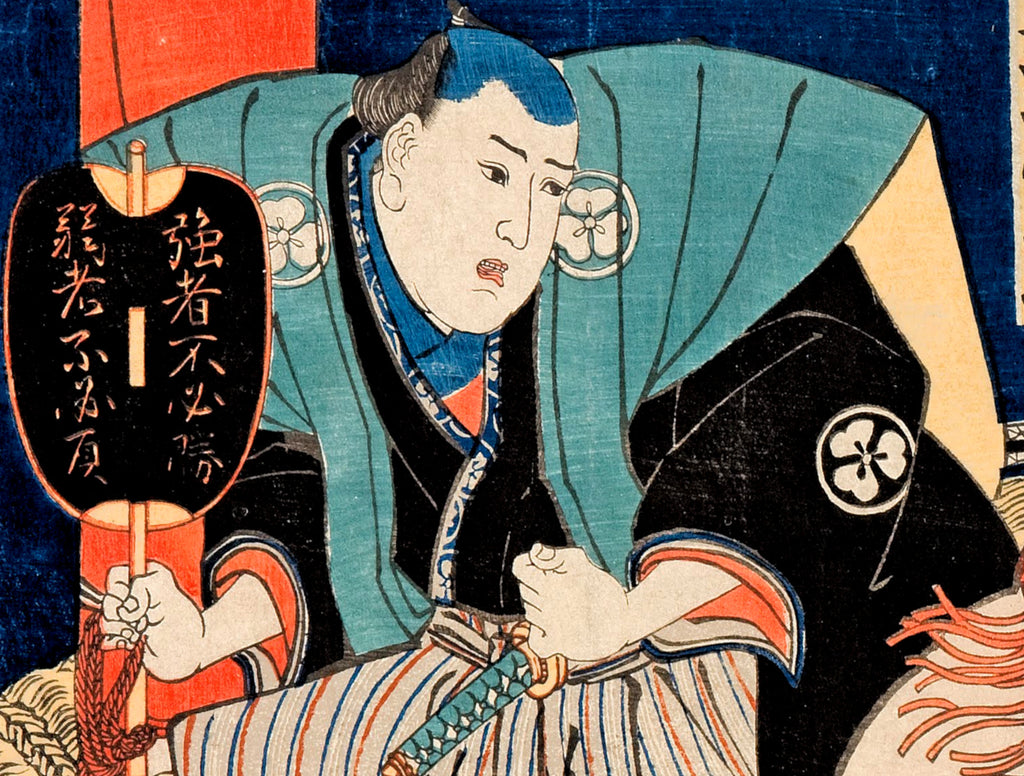 Utagawa Kuniyoshi, Japanese Fine Art Print, Sumo Wrestlers