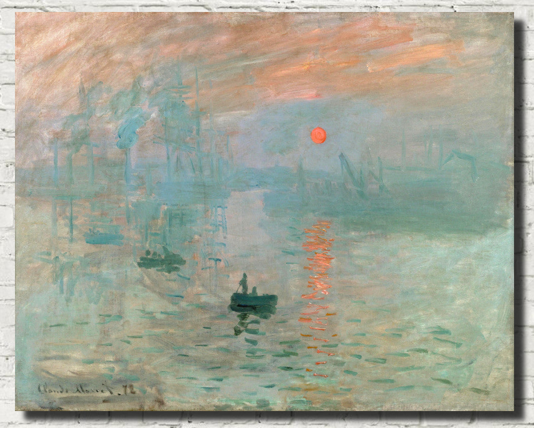 Claude Monet Fine Art Print, Sunrise