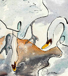 Arthur Dove Fine Art Print, Swans