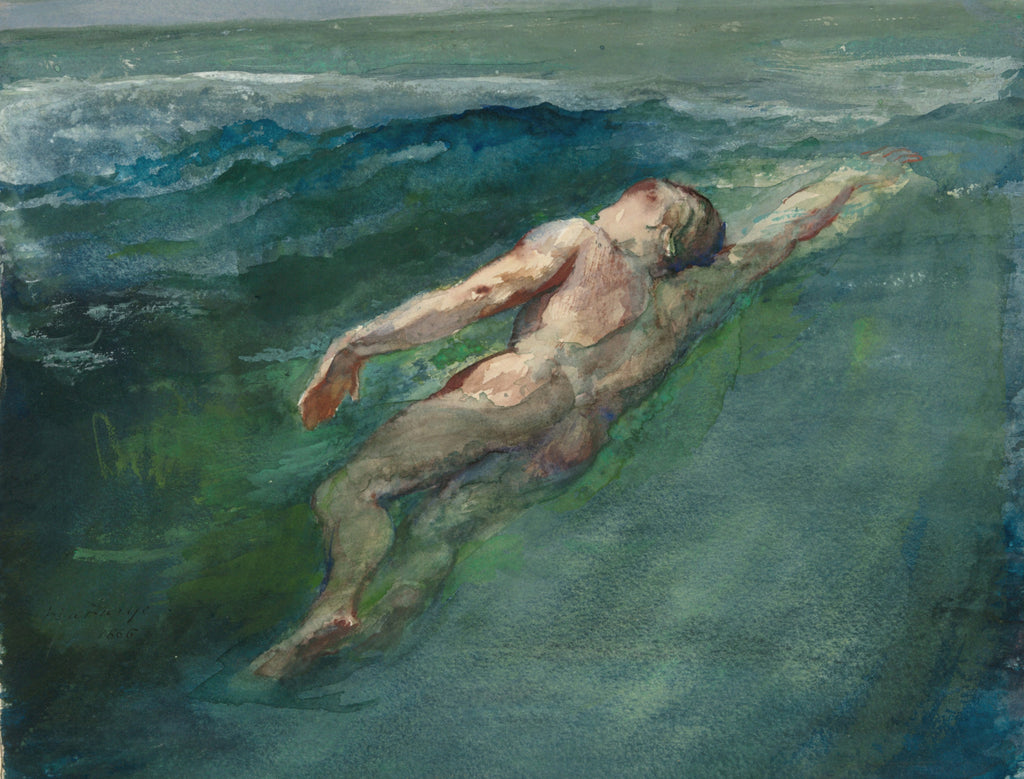 Swimmer, John La Farge Fine Art Print