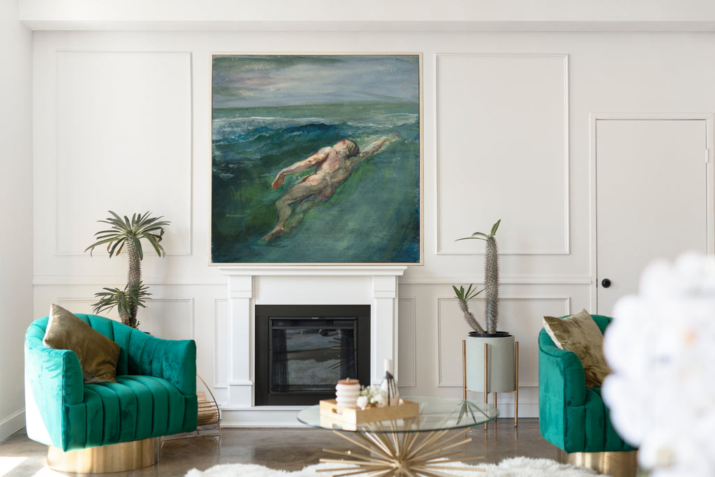 Swimmer, John La Farge Fine Art Print