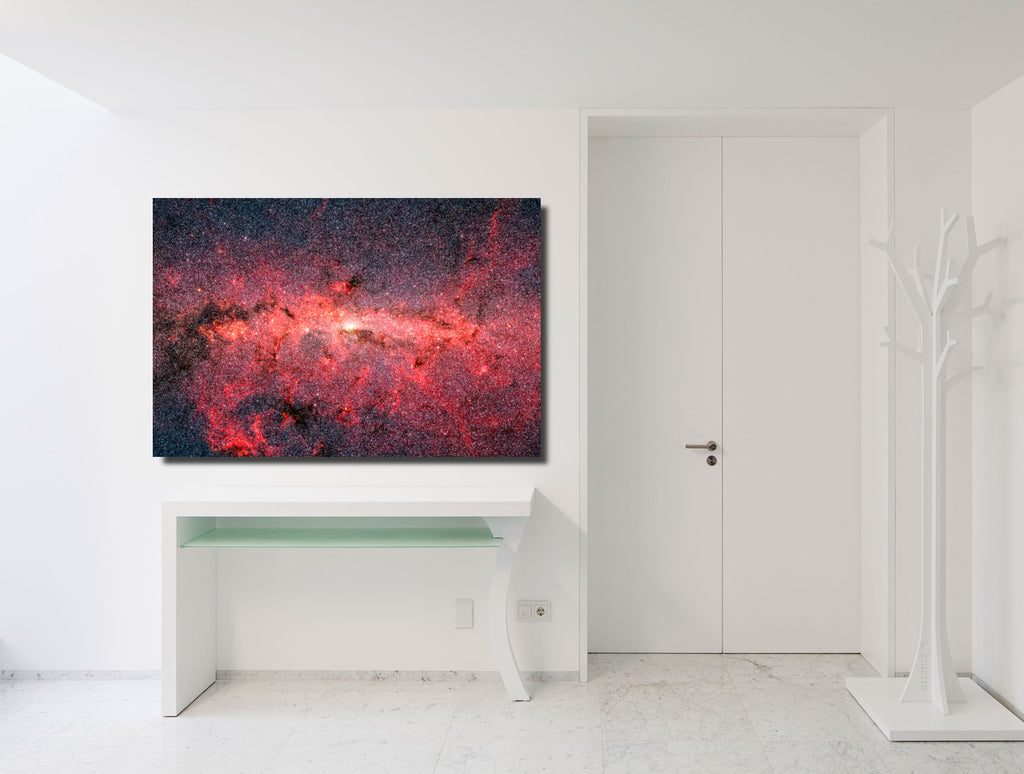 Photographic Art Print, Space, Swirling Core of Milky Way Galaxy