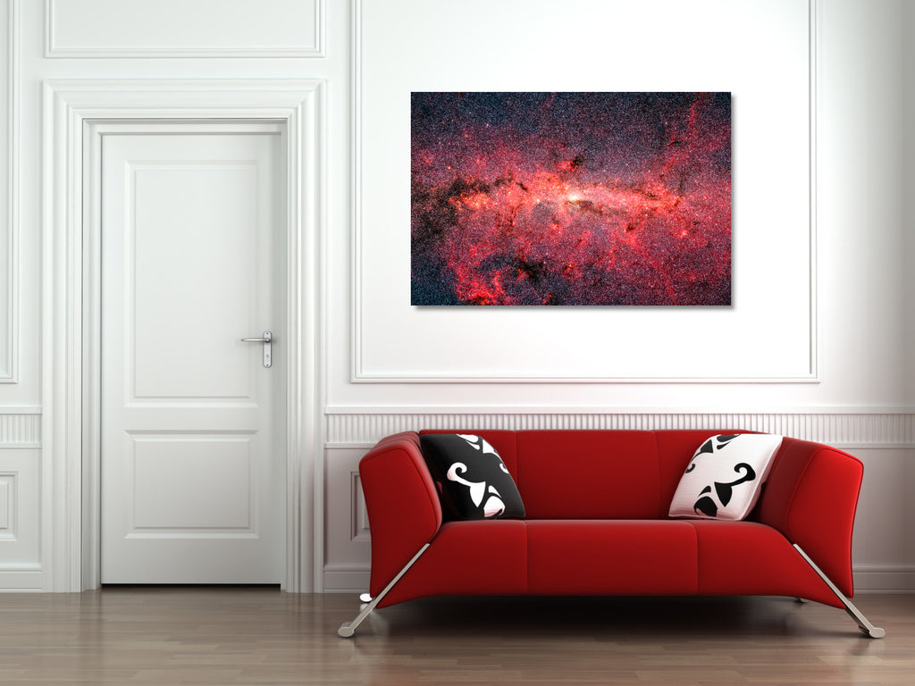 Photographic Art Print, Space, Swirling Core of Milky Way Galaxy