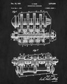 Synchromesh Gearbox Blueprint Car Patent Print Garage Poster - OnTrendAndFab