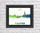 Taipei City Skyline Print Wall Art Poster Taiwan - OnTrendAndFab