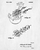 Tea Patent Print Squeezer Blueprint Cafe Kitchen Poster - OnTrendAndFab