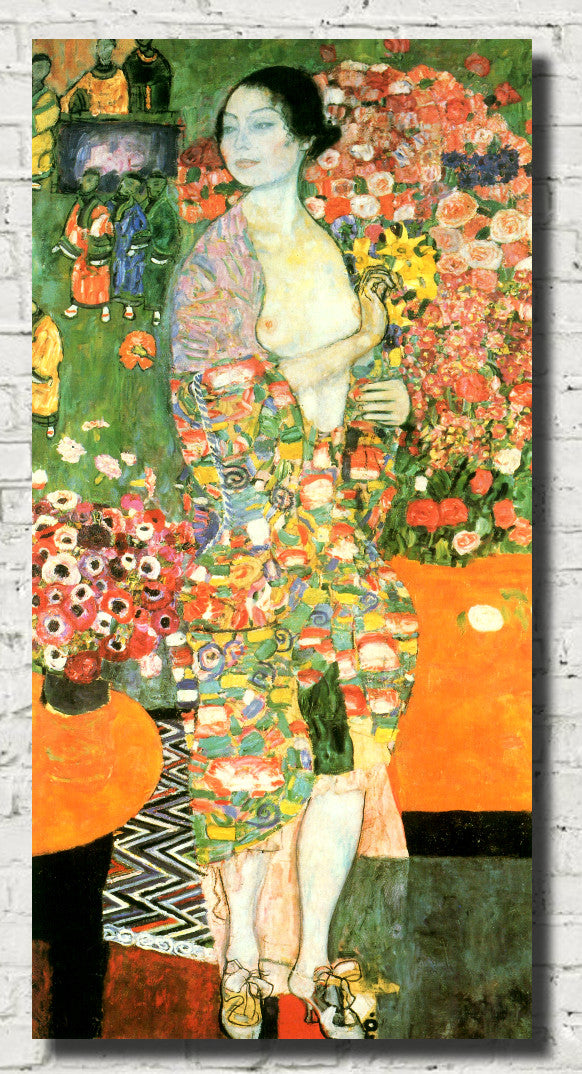 Gustav Klimt Fine Art Print, The Dancer