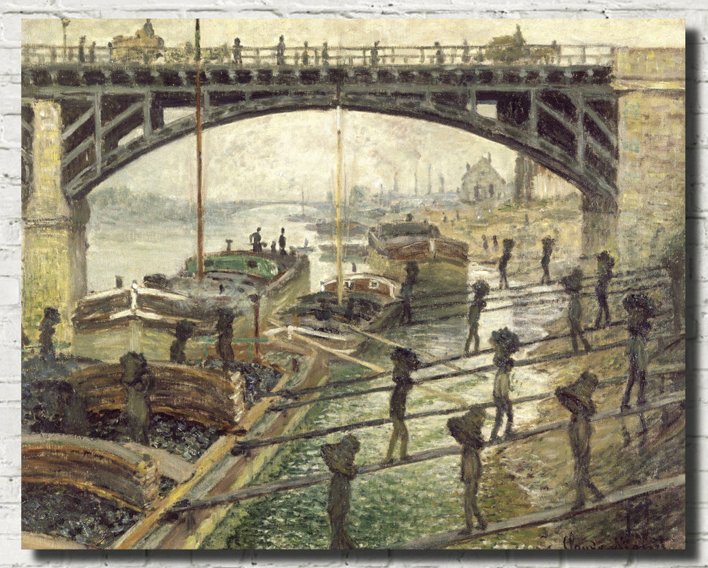Claude Monet Fine Art Print, The Coalmen