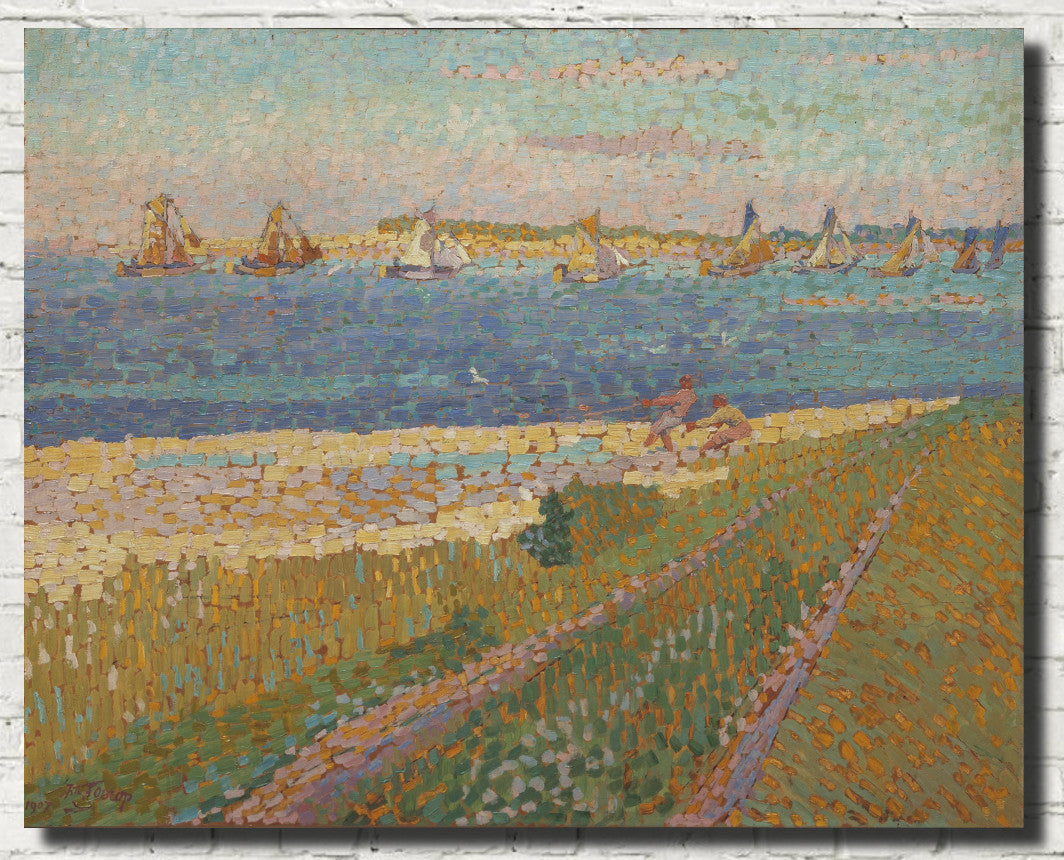 Jan Toorop Fine Art Print, the Schelde near Veere