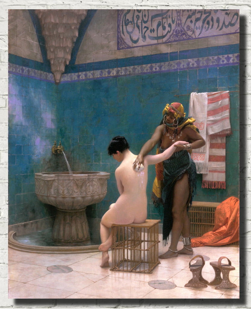 Jean-Léon Gérôme Fine Art Print : the bath