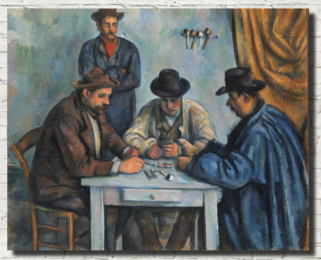 Paul Cézanne Post-Impressionist Fine Art Print, The Card Players