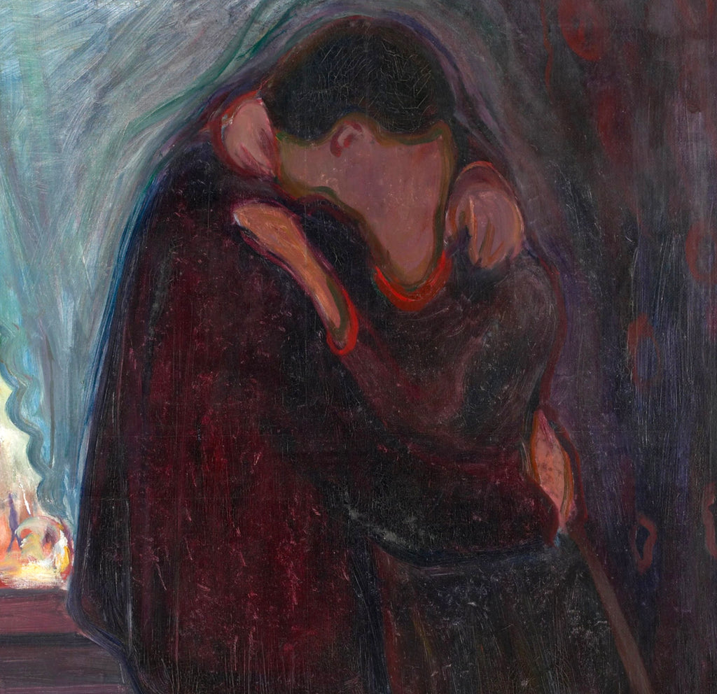 Edvard Munch Fine Art Print, The Kiss