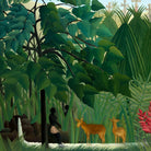 Henri Rousseau, Post- Impressionist Fine Art Print, The Waterfall