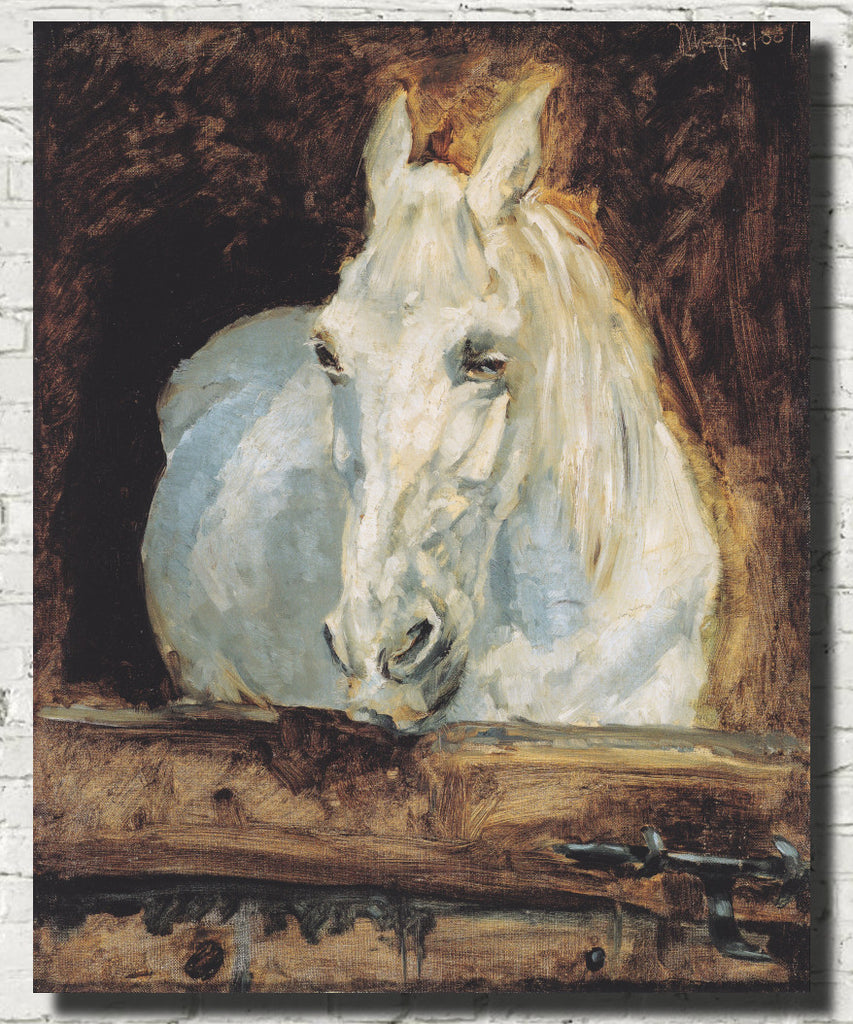 Henri de Toulouse-Lautrec Fine Art Print, The White Horse