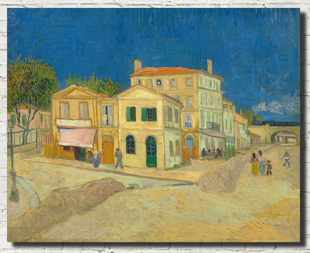 Vincent Van Gogh Fine Art Print, The Yellow House