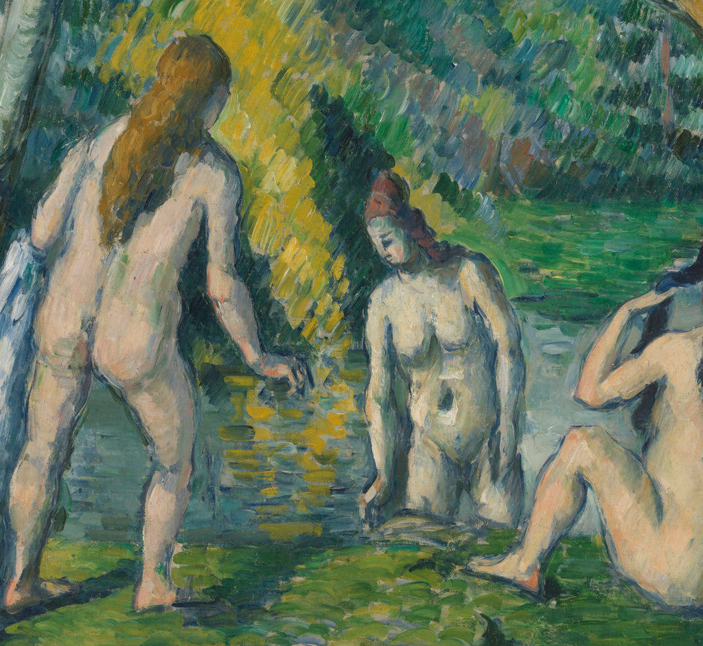 Paul Cézanne Post-Impressionist Fine Art Print, Three Bathers