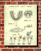 Toothbrush Patent Print Bathroom Art Dentist Poster - OnTrendAndFab