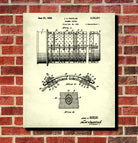 Trommel Patent Print Gold Rush Mining Poster