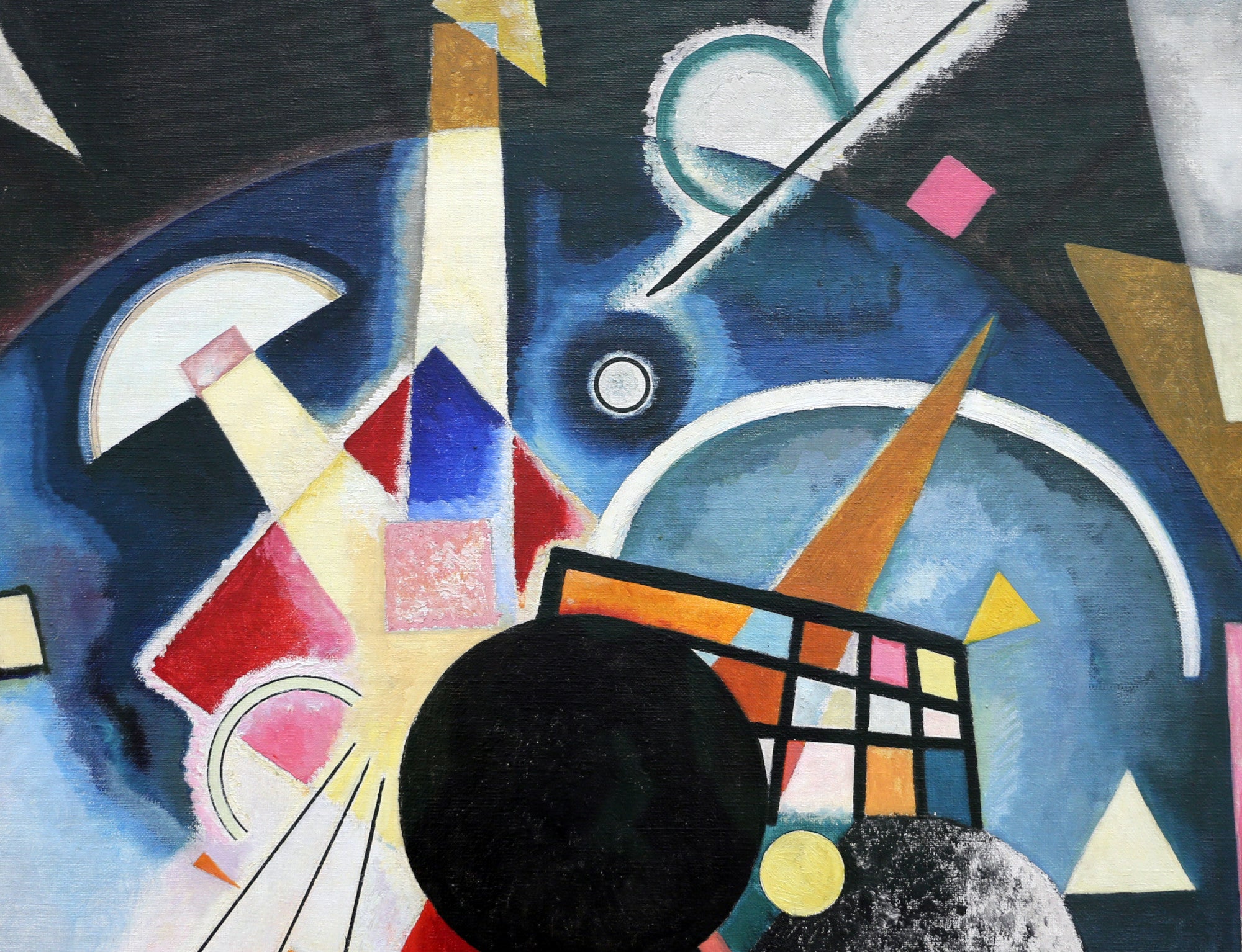 A Centre, Wassily Kandinsky Anstract  Fine Art Print