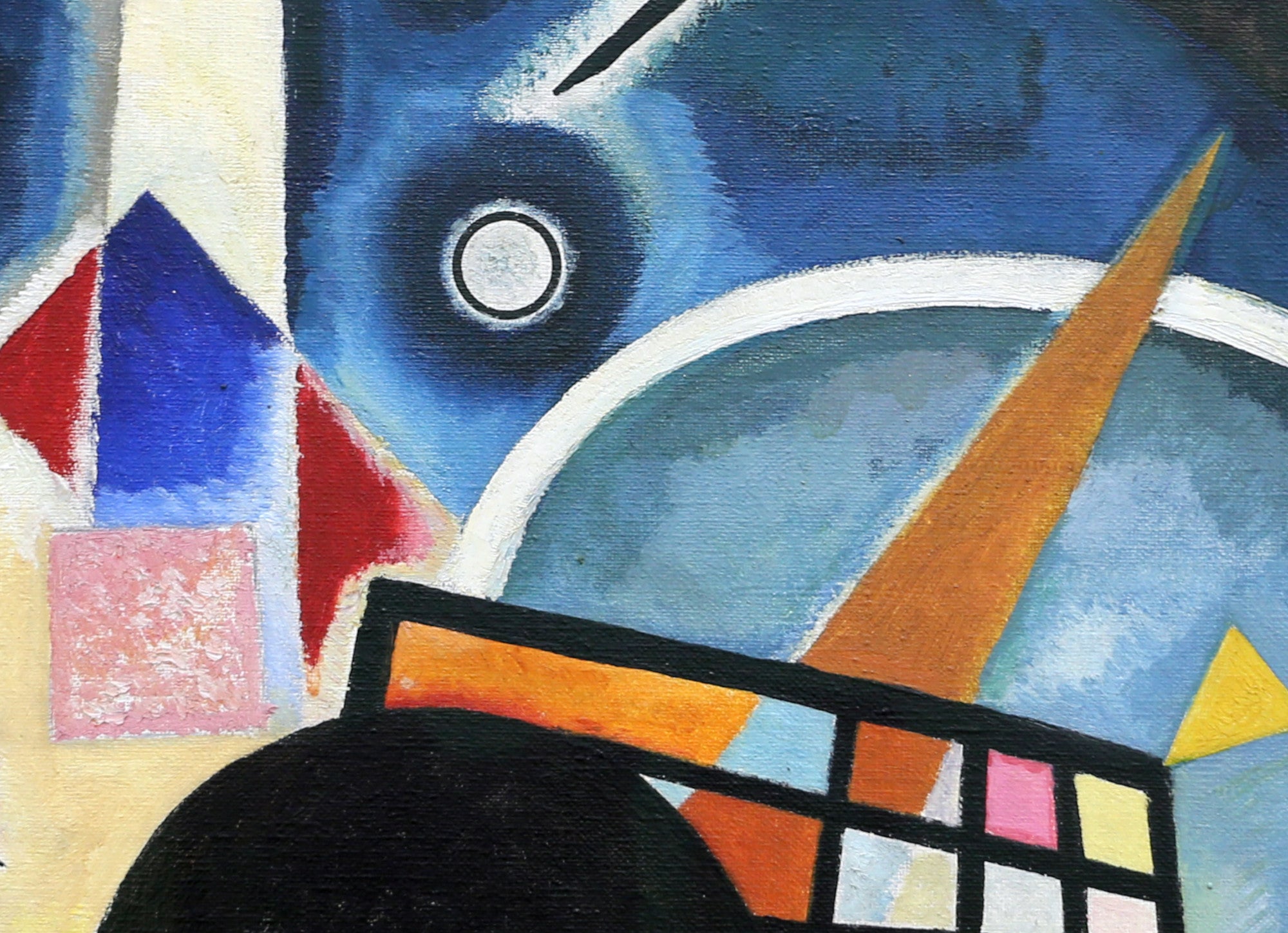 A Centre, Wassily Kandinsky Anstract  Fine Art Print