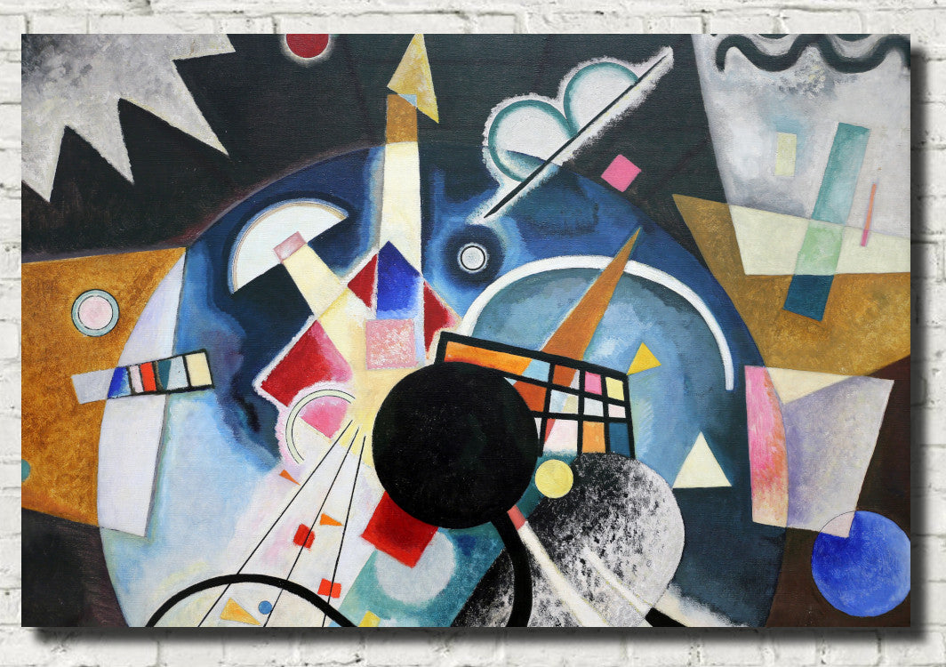 A Centre, Wassily Kandinsky Anstract  Fine Art Print