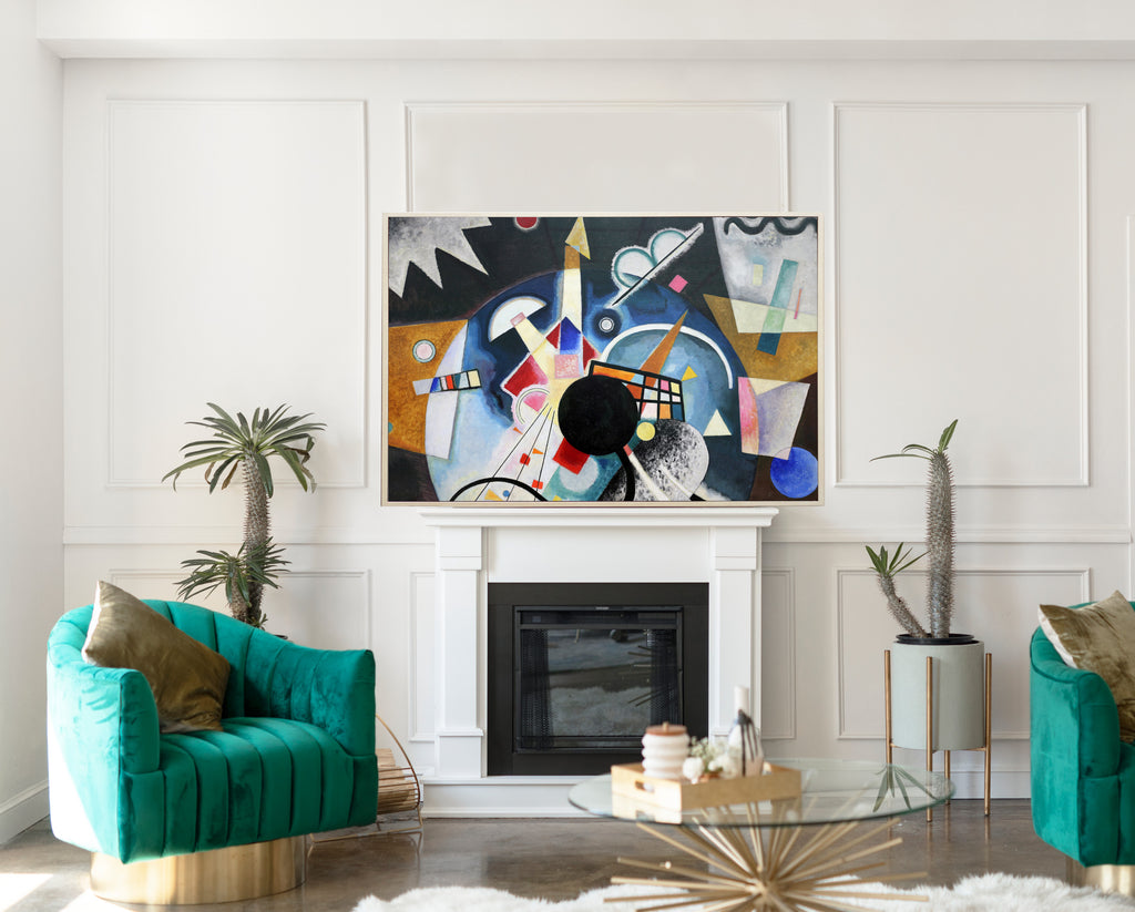 A Centre, Wassily Kandinsky Anstract  Fine Art Print