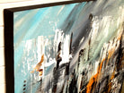 Original Painting James Lucas, Urban Change Cityscape Abstract