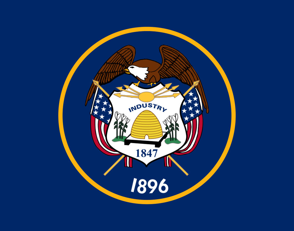 Utah State Flag Print