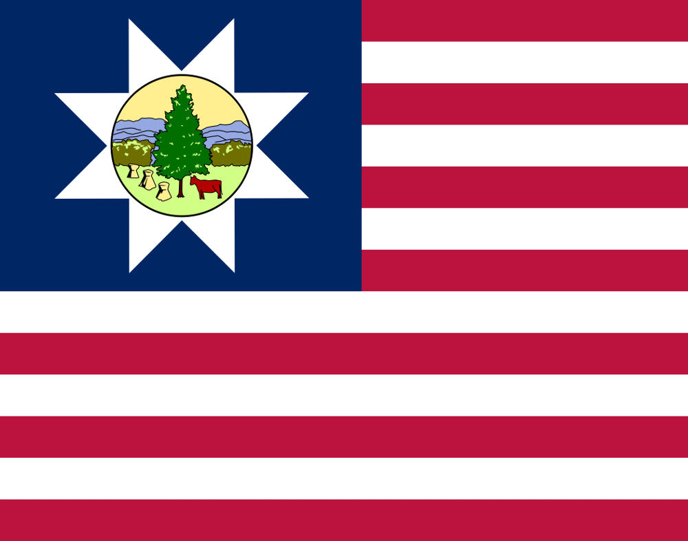 Vermont State Flag Print