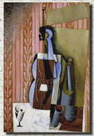 Juan Gris Crystal Cubism Fine Art Print : Violin