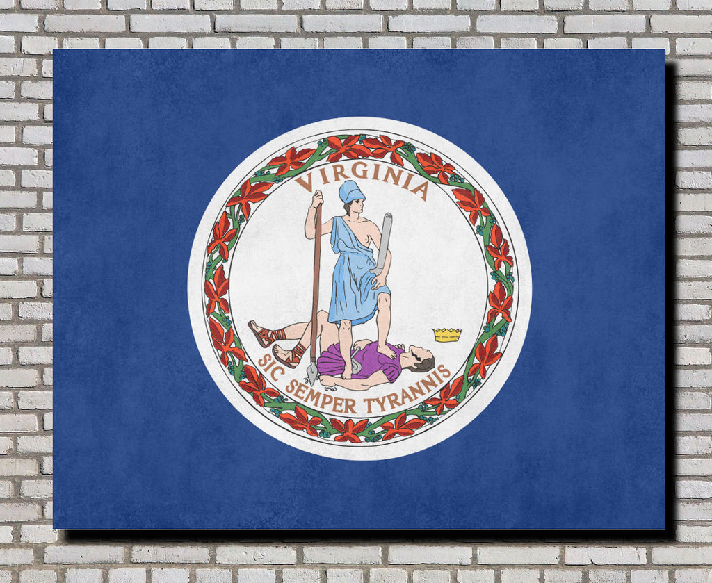 Virginia State Flag Print