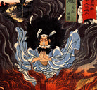 Utagawa Kuniyoshi Fine Art Print, Warabi Legend