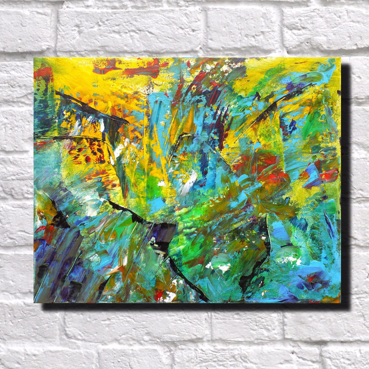 Abstract Art Print Feature Wall Art James Lucas: Watergarden