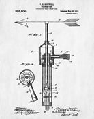 Weather Vane Patent Print