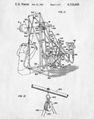 Weights Room Patent Print Body Building Poster Gym Equipment