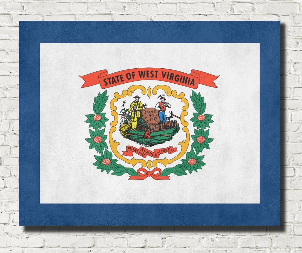 West Virginia State Flag Print