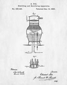 Whisky Pot Still Patent Moonshine Print Whiskey Poster - OnTrendAndFab