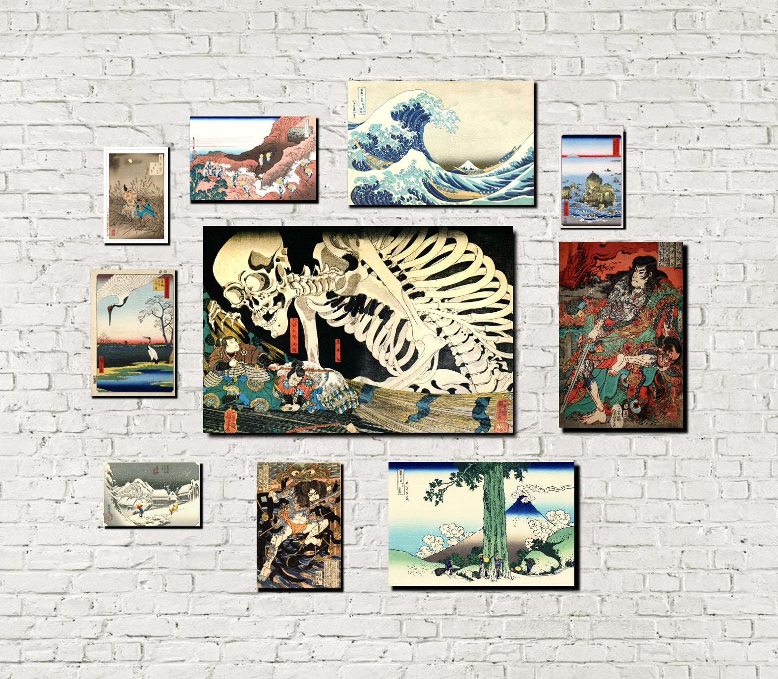 Japanese Themed Gallery Wall Art Print Set 10