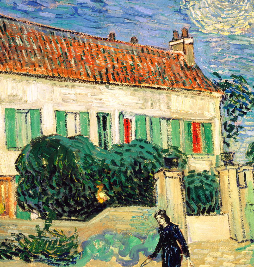 Vincent Van Gogh Fine Art Print, White House at Night