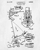 Windsurfer Patent Print Nautical Art Windsurfing Poster