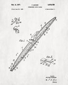 Windscreen Wipers Patent Print Garage Blueprint Workshop Poster