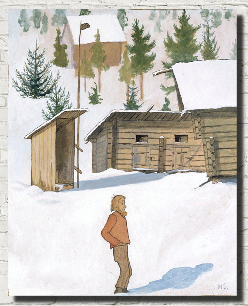 Hugo Simberg Fine Art Print, Winter